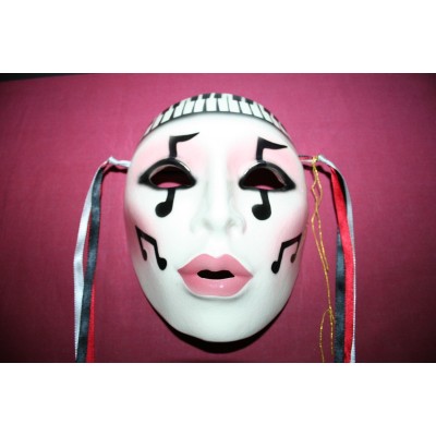 Clay Art Piano & Music Notes Mask with Ribbons San Francisco CA   302824247555